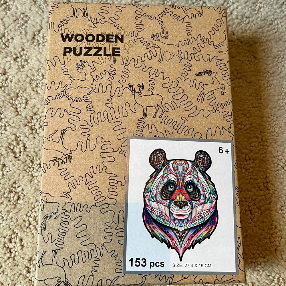 Cute wooden puzzle